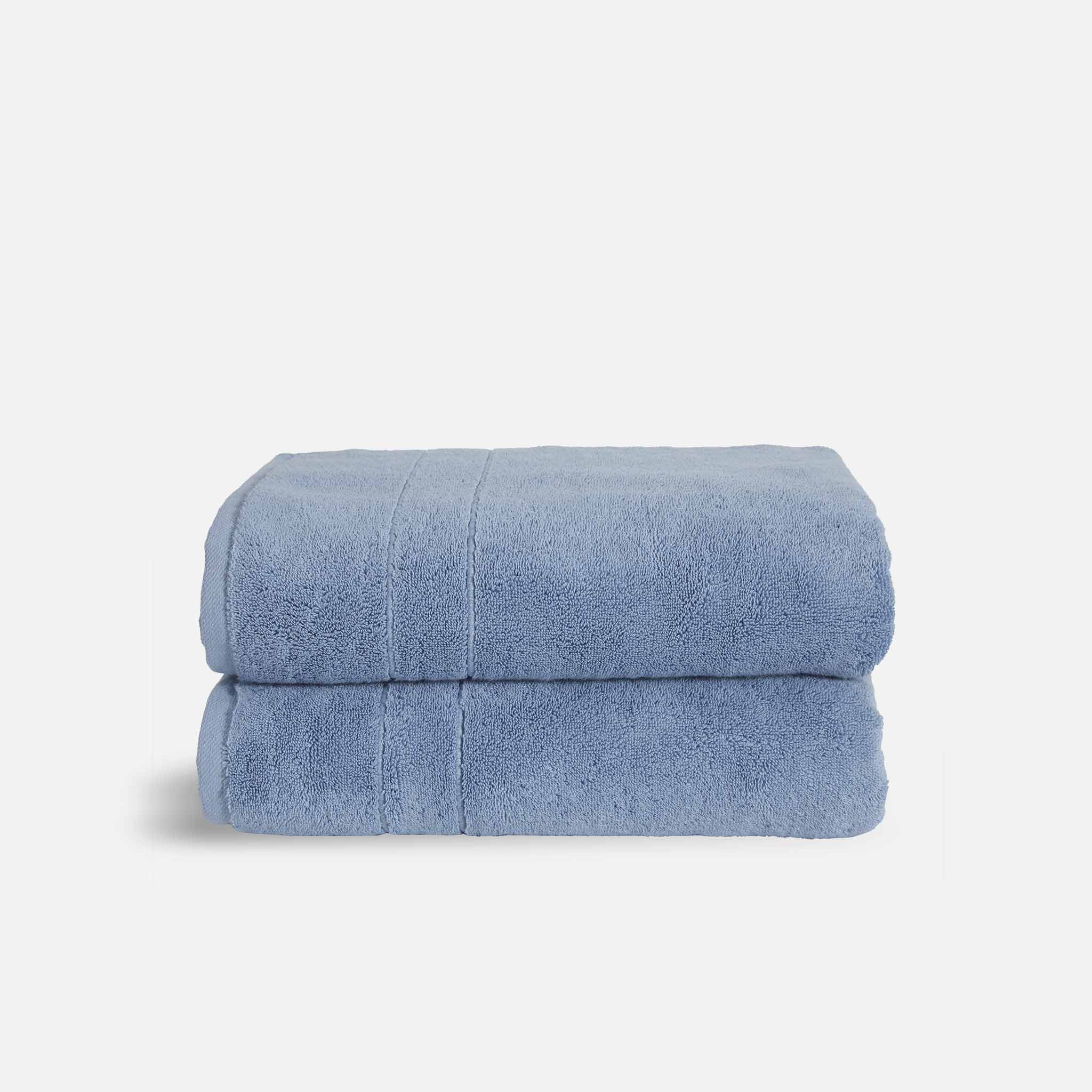 Super-Plush Turkish Cotton Bath Towels Set of 2 - Last Call