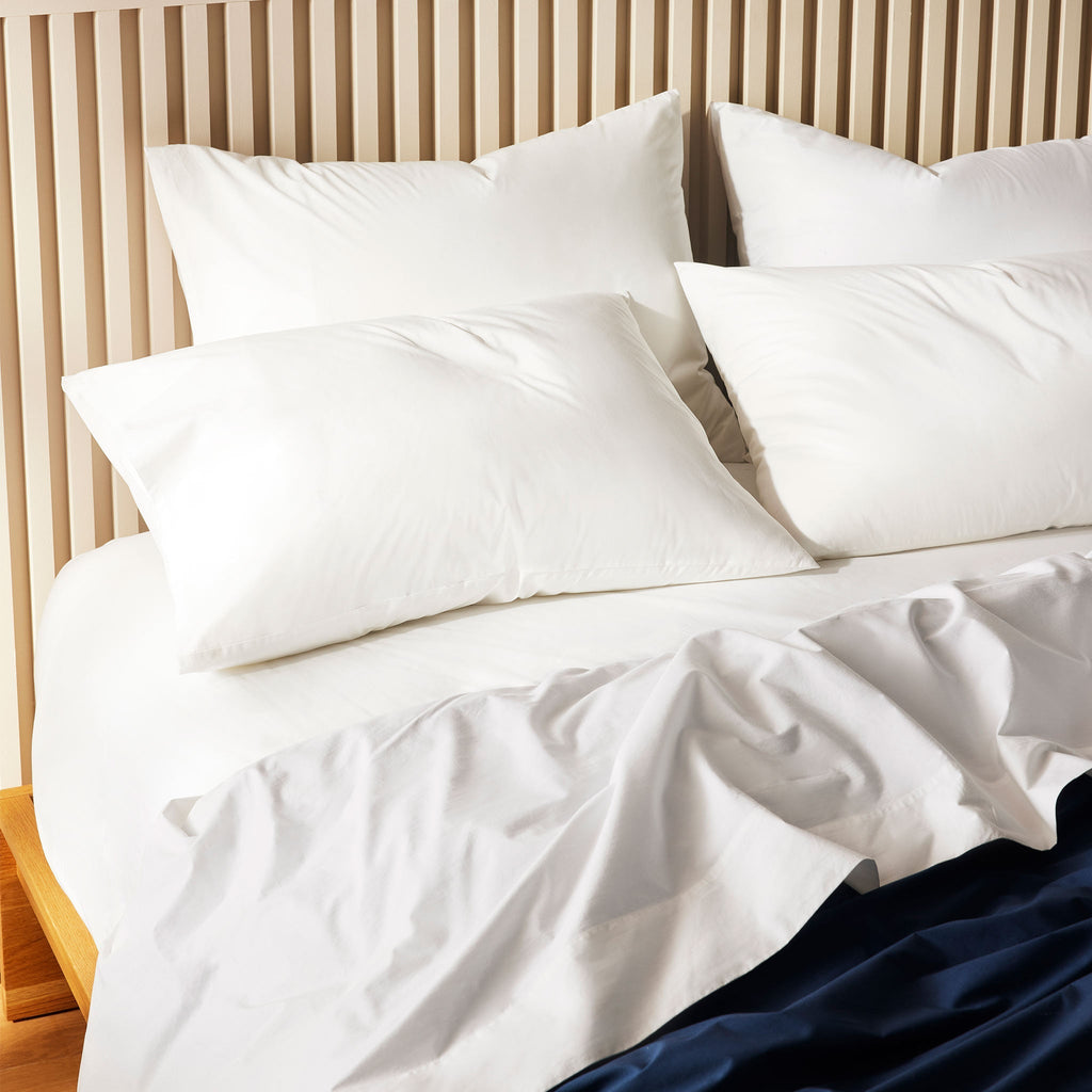 Classic Percale No Flat Sheet Set Bundle