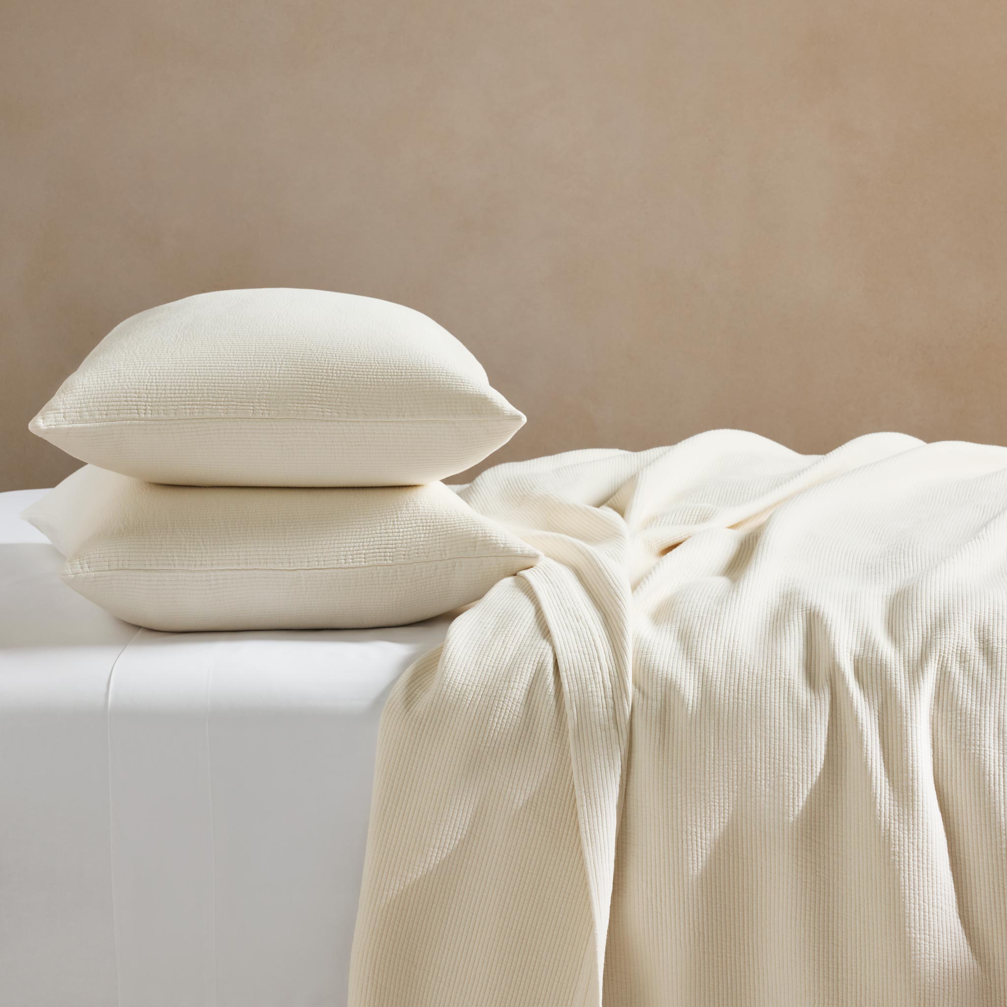 Ribbed Matelasse Duvet Set