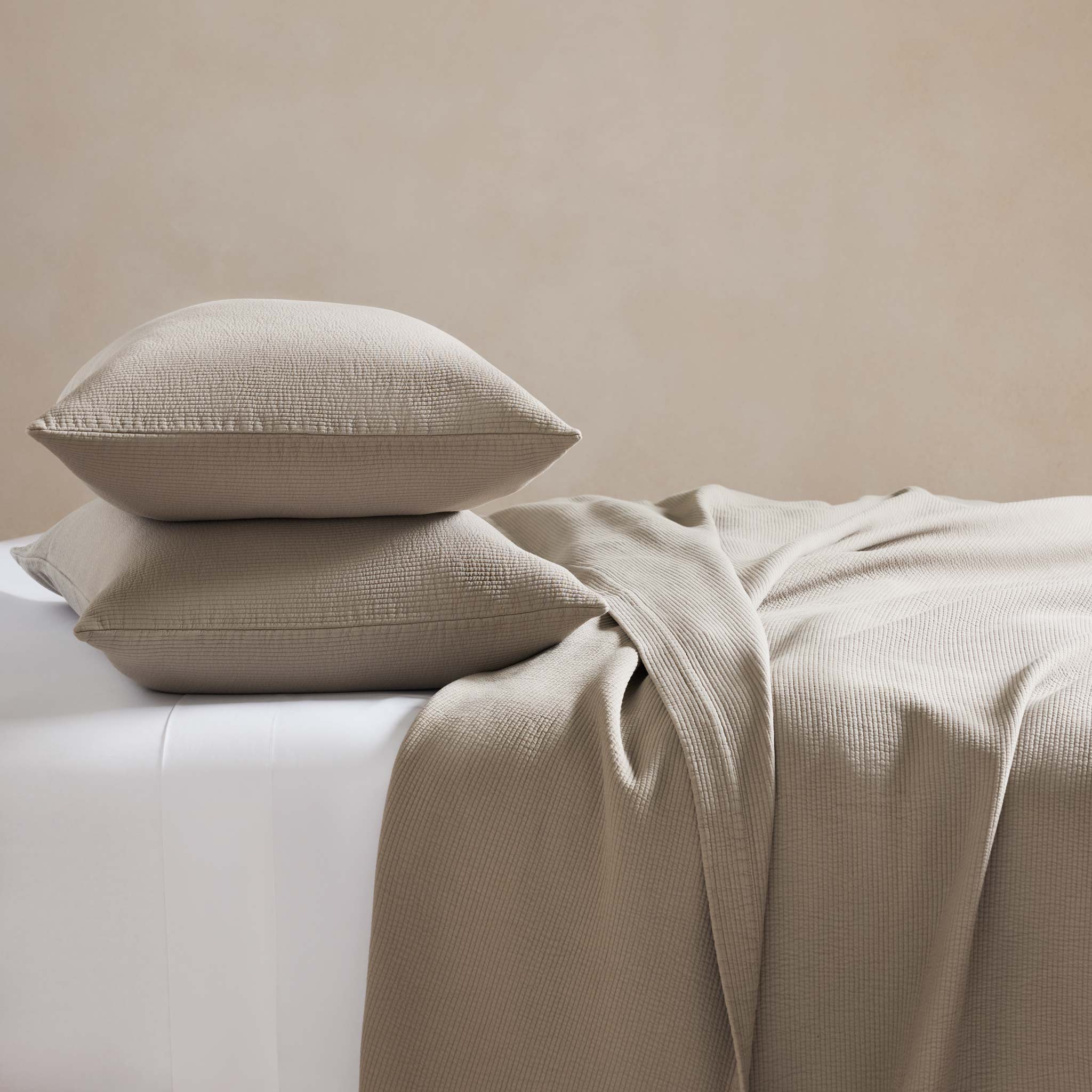 Ribbed Matelasse Sham Set - Last Call
