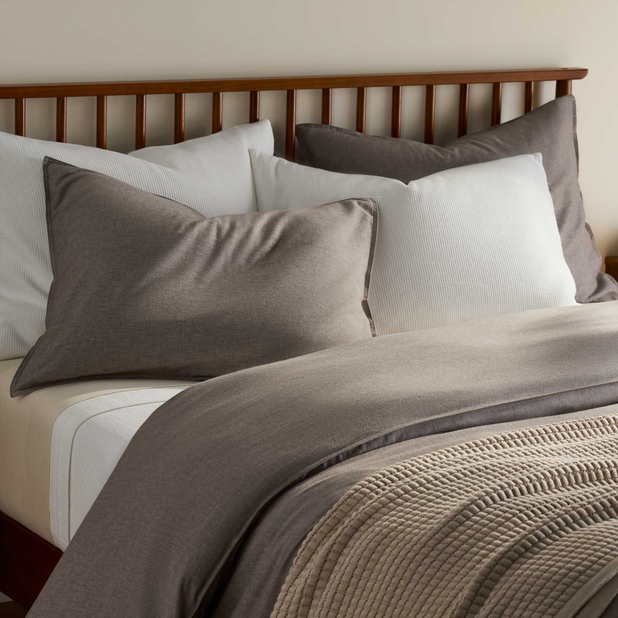 Heathered Cashmere Pillowcase Set