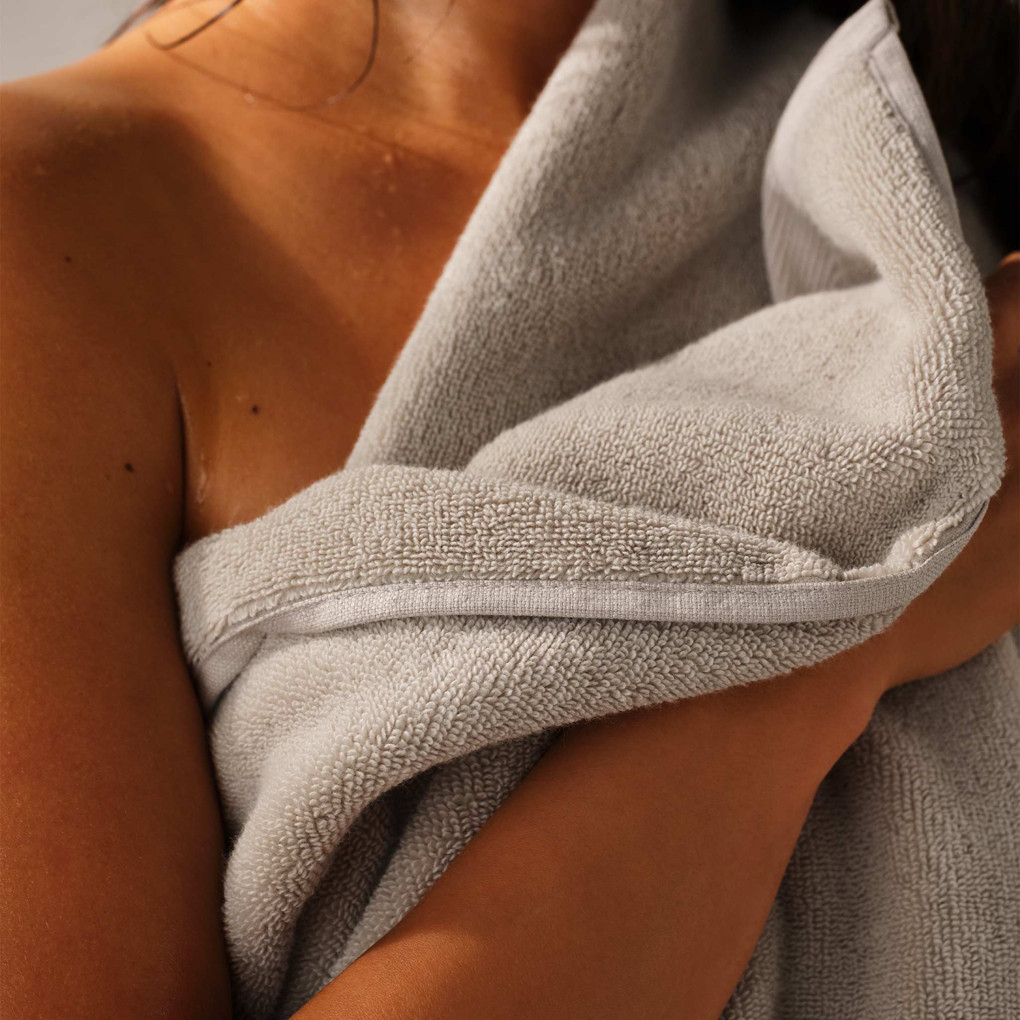 Plush Turkish Cotton Bath Towels Set of 2
