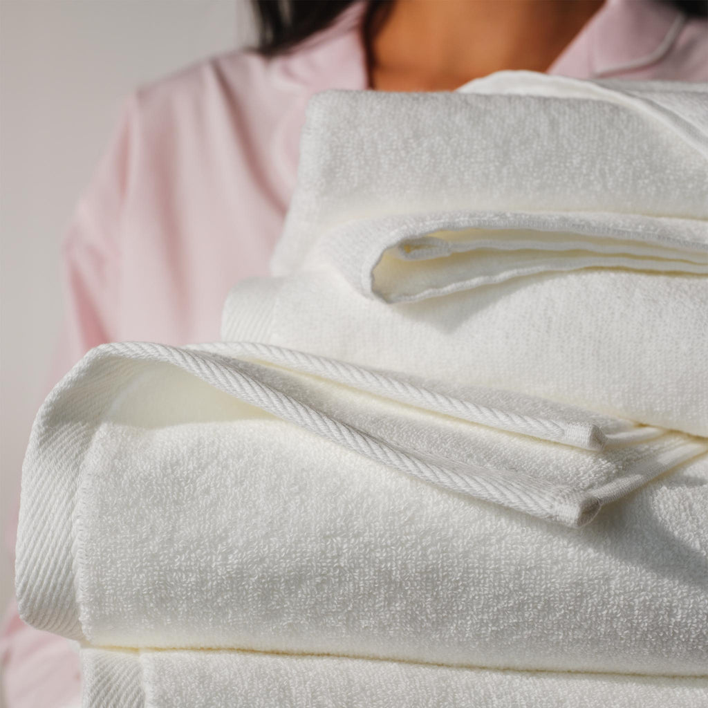 Plush Turkish Cotton Hand Towels Set of 2