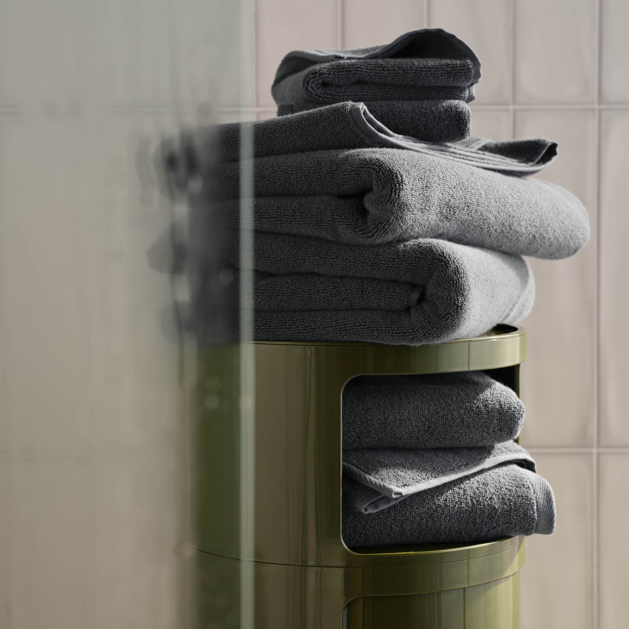 Plush Turkish Cotton Hand Towels Set of 2