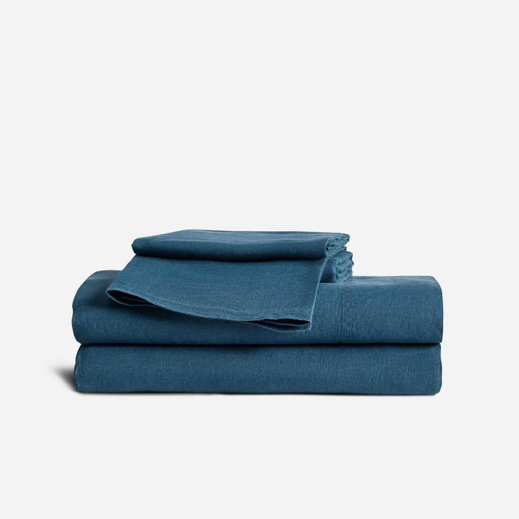 Washed European Linen Core Sheet Set - Last Call