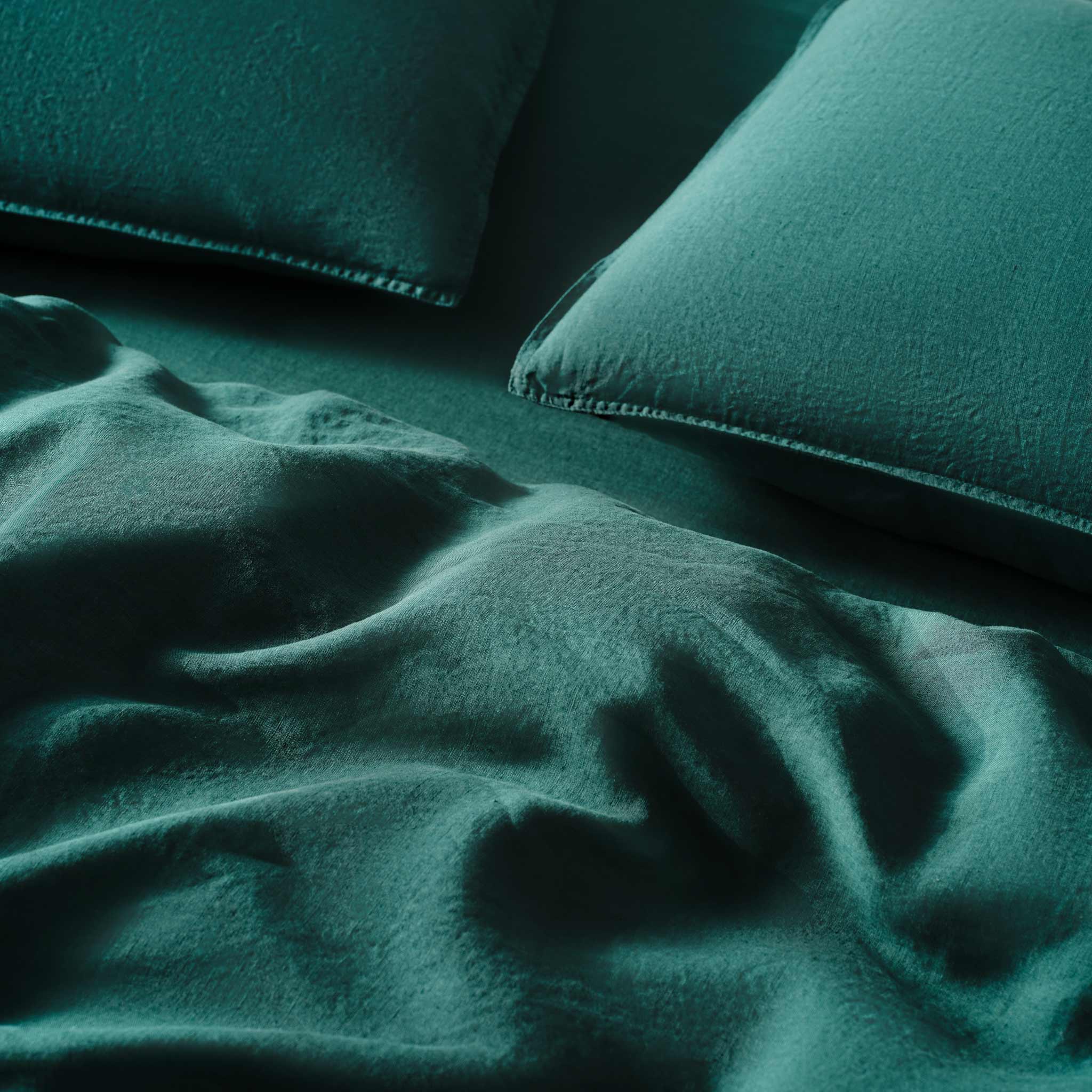 Washed European Linen Pillowcase Set
