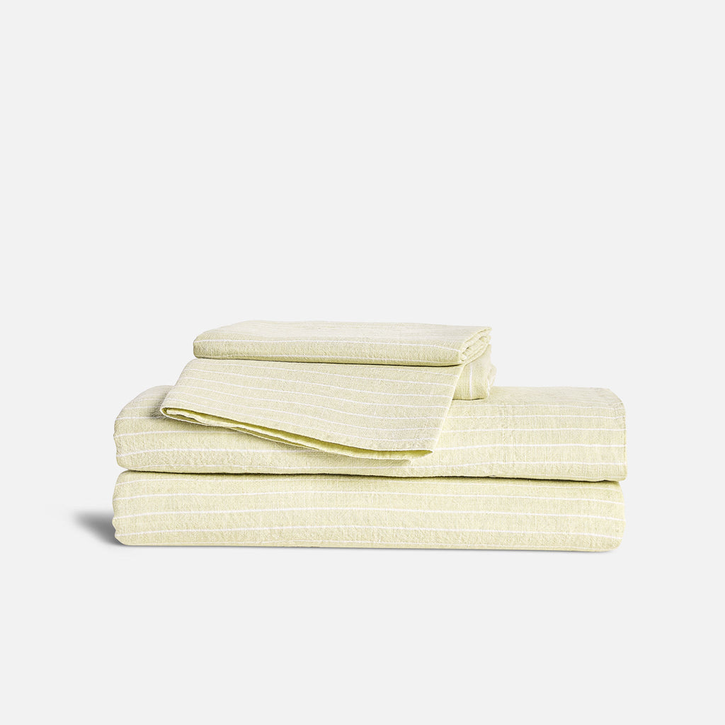 Washed European Linen Core Sheet Set - Last Call