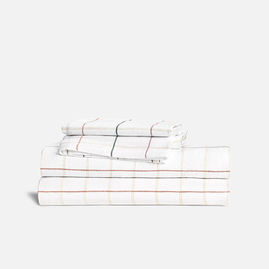 Washed European Linen Core Sheet Set - Last Call