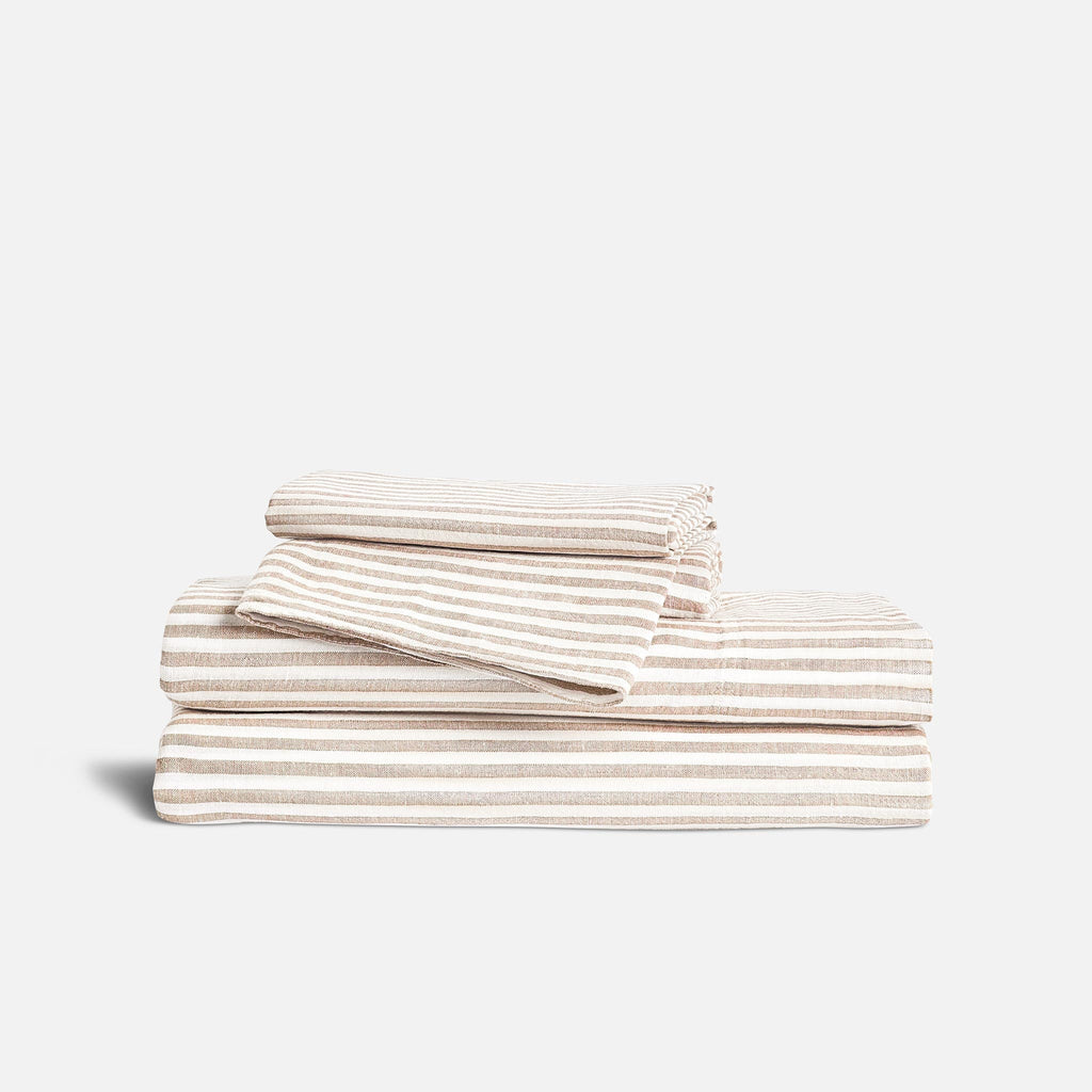 Washed European Linen Core Sheet Set - Last Call