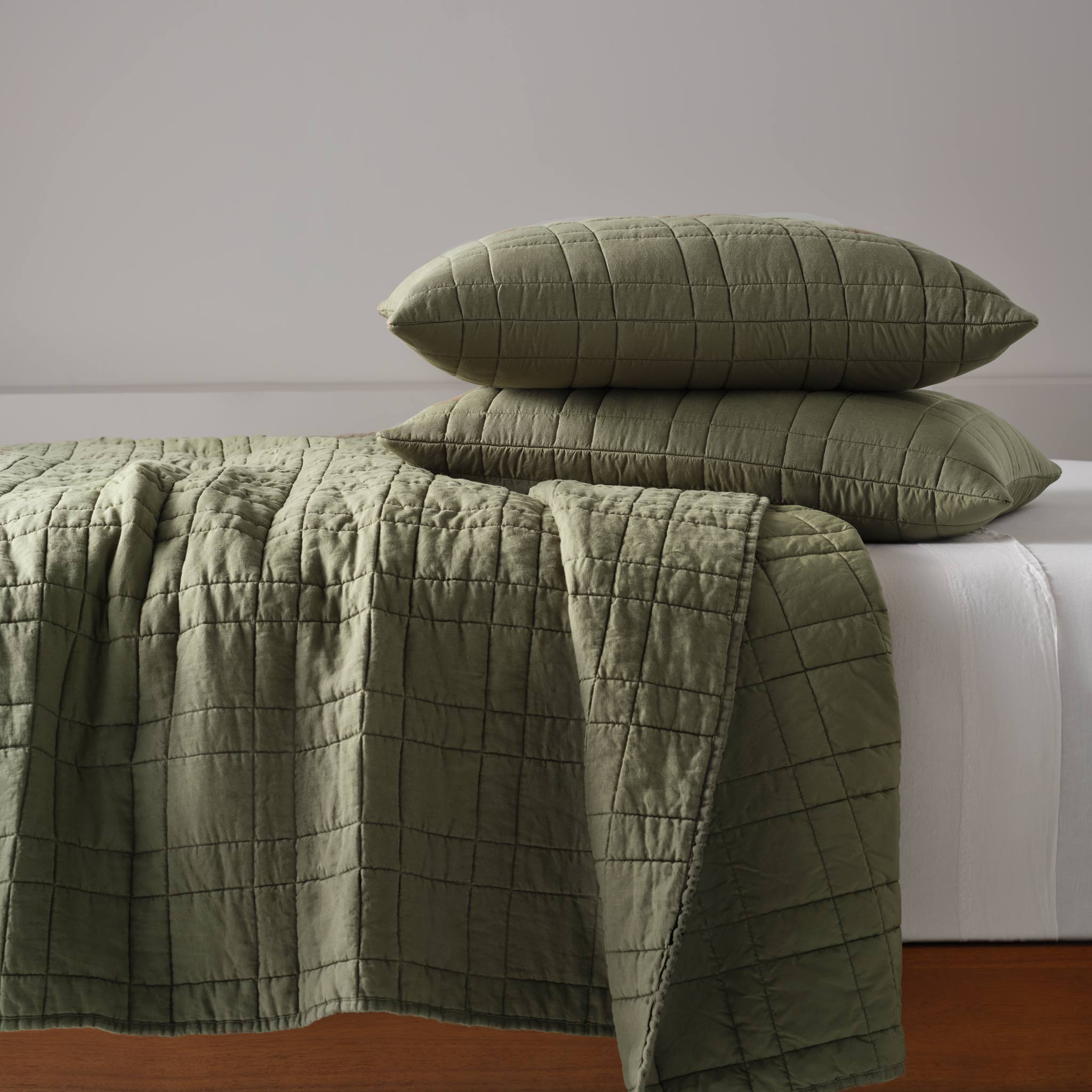 Washed European Linen Quilt