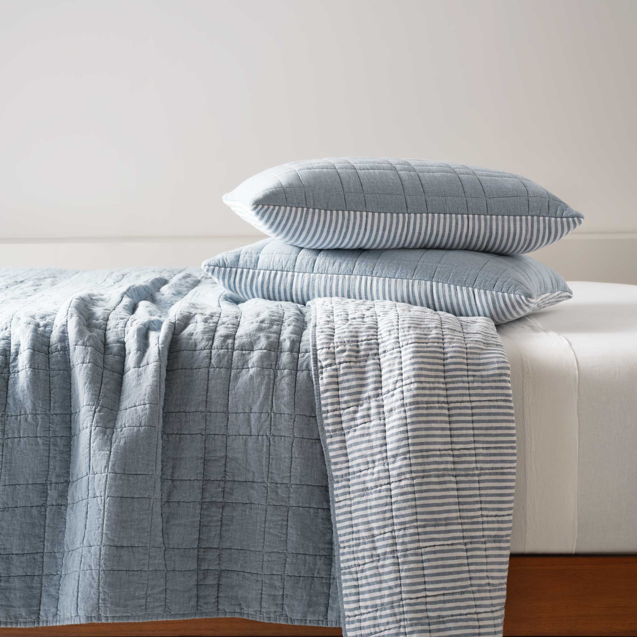 Washed European Linen Quilt