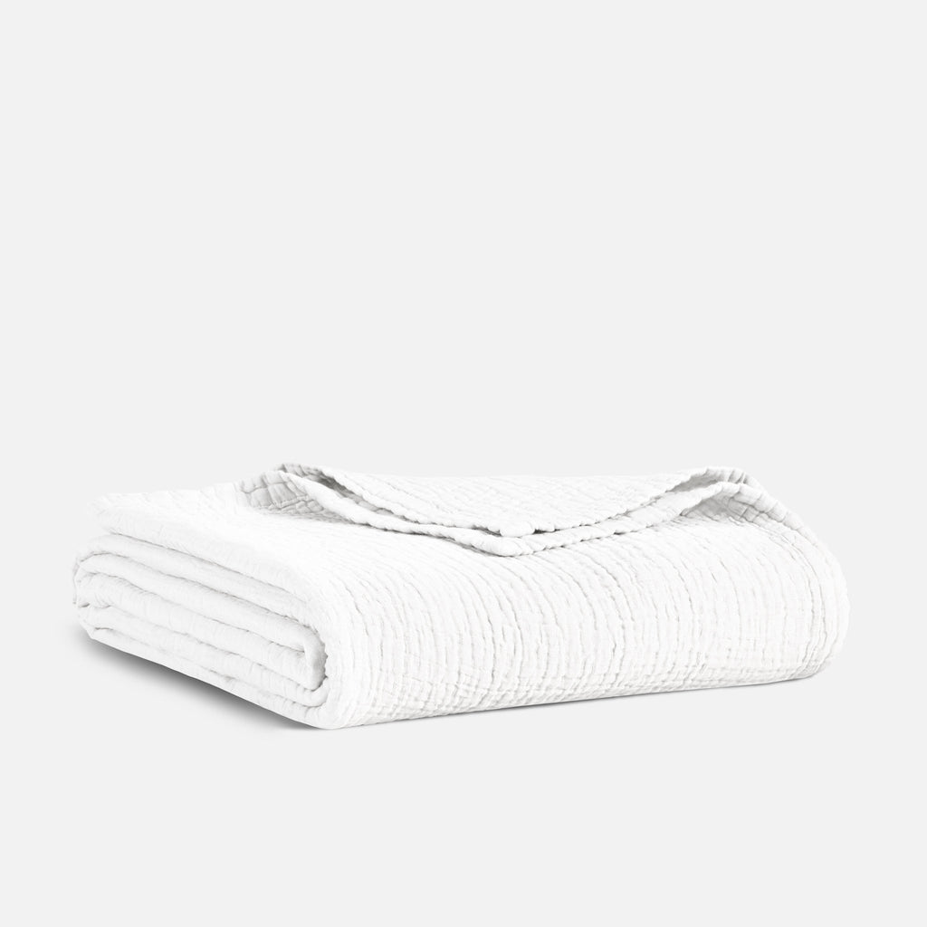 Breezeweave Crinkle Cotton Bed Blanket