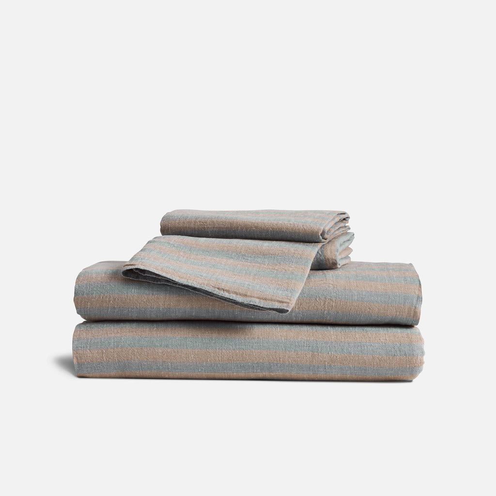 Washed European Linen Core Sheet Set - Last Call