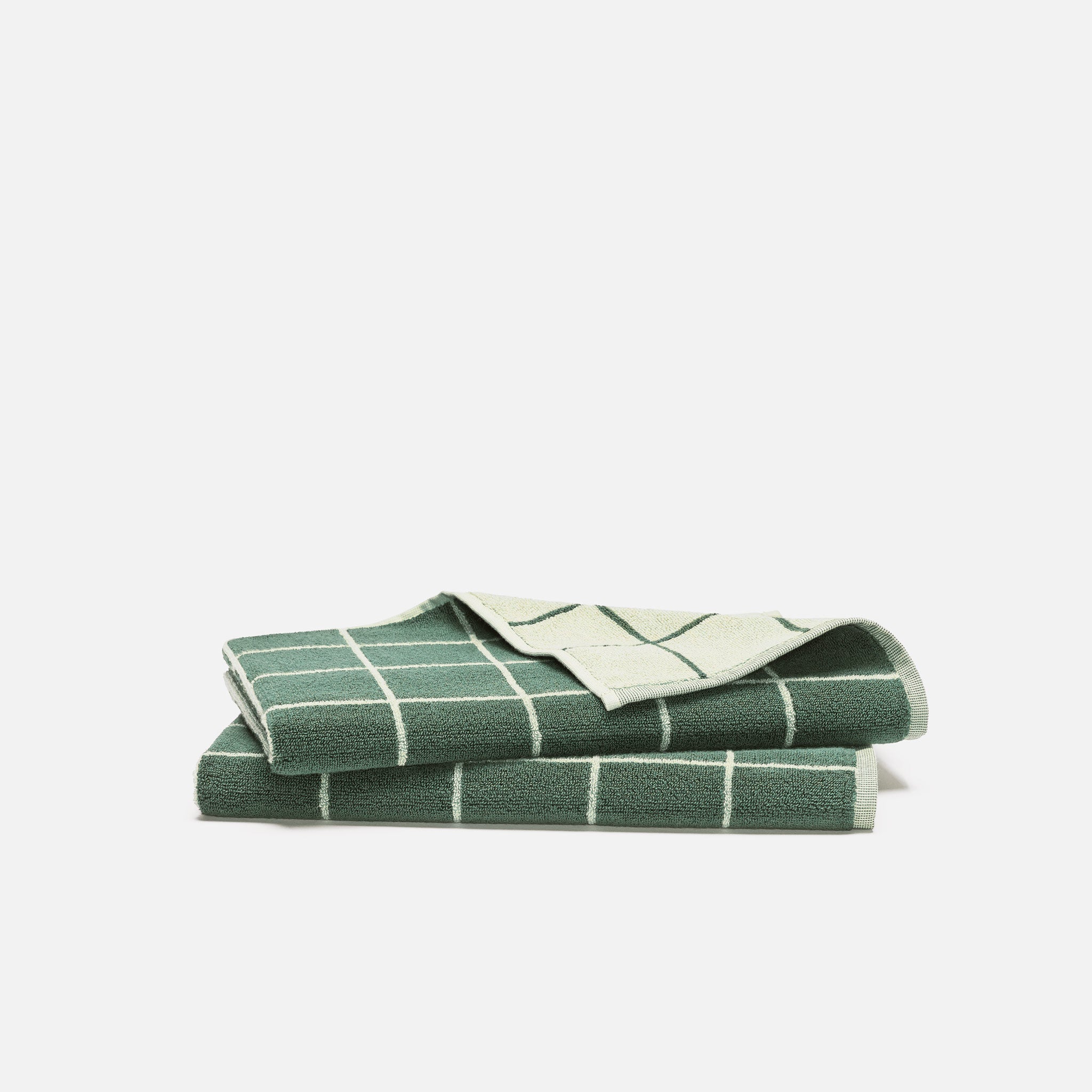 Windowpane Hand Towels Set of 2 - Last Call