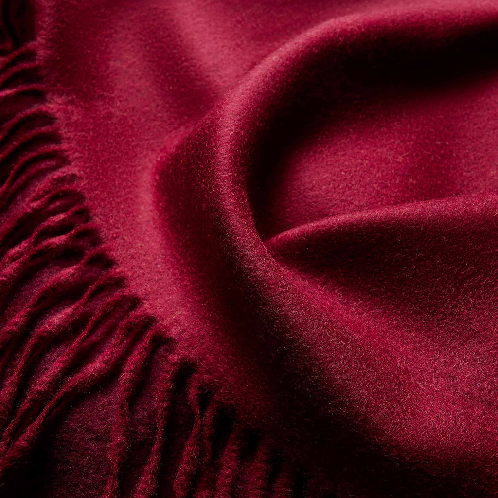 Two-Toned Lambswool Throw Blanket