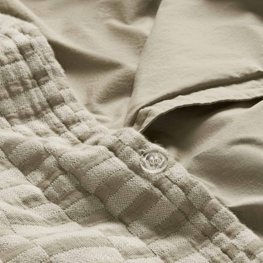 Woven Checkerboard Duvet Cover
