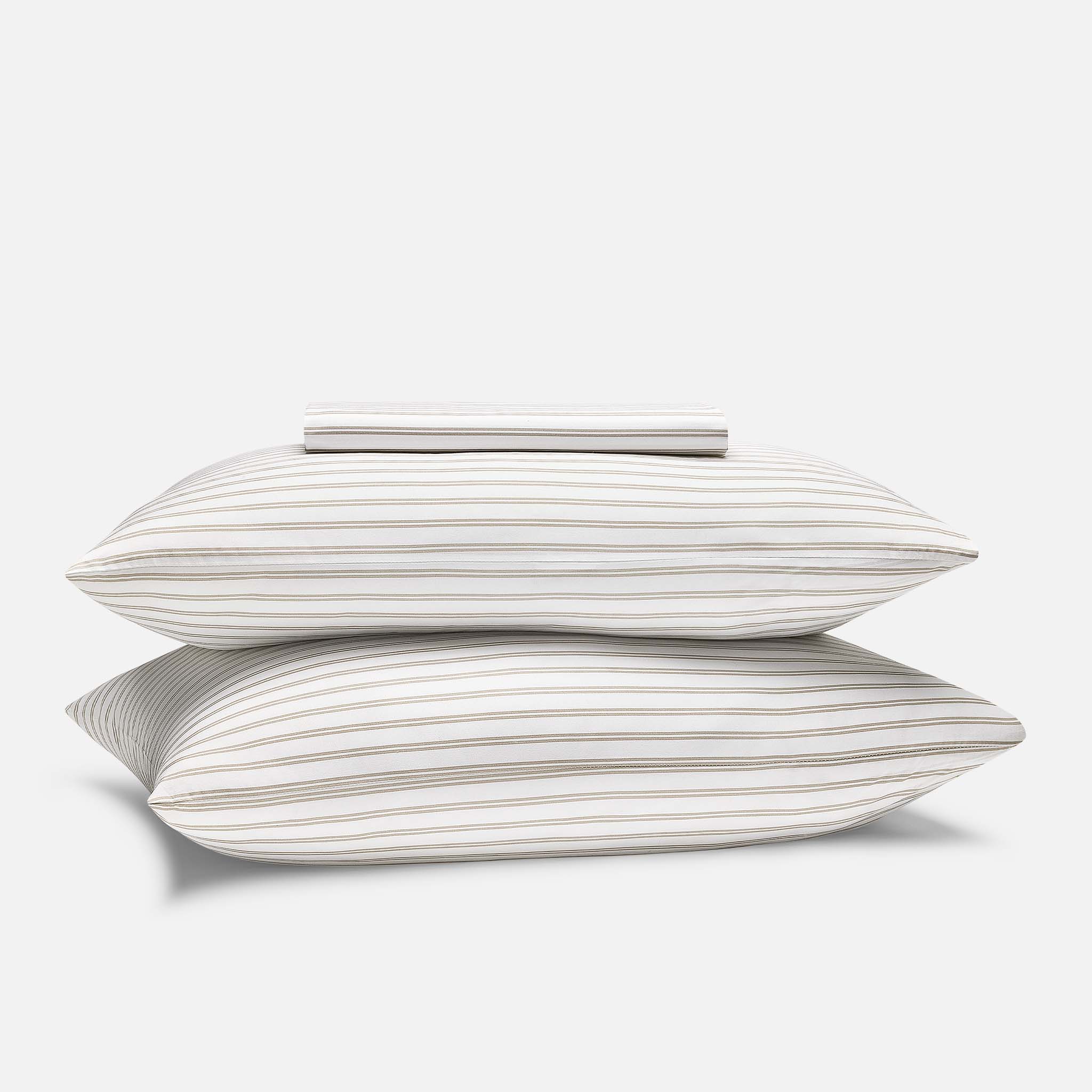 Classic Percale No Flat Sheet Set Bundle