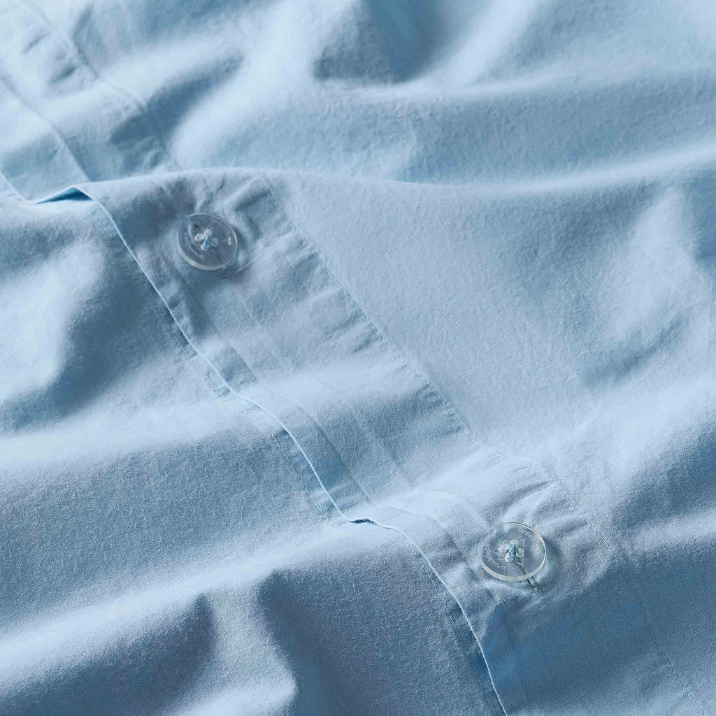 Washed Classic Percale Duvet Cover - Last Call