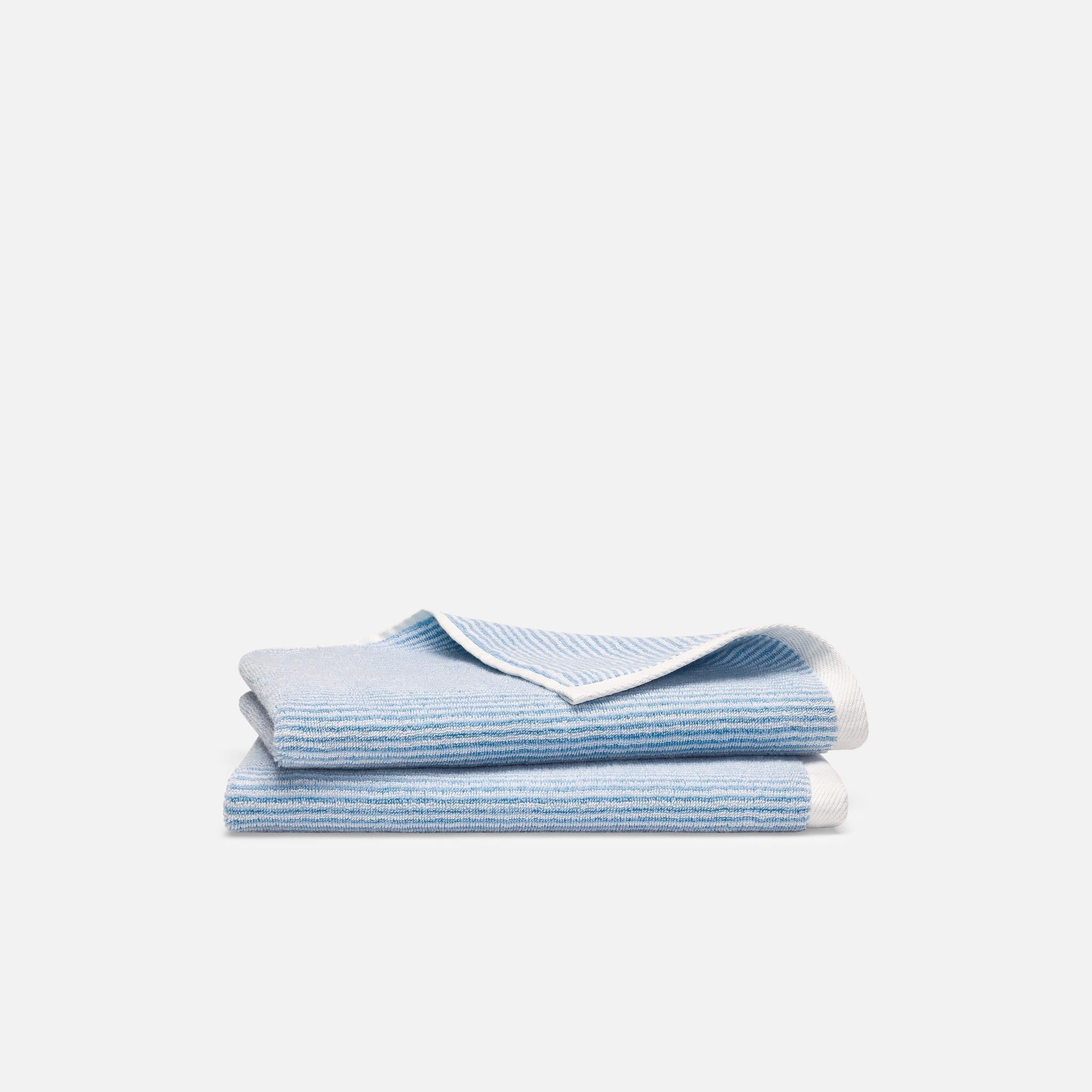 Plush Turkish Cotton Hand Towels Set of 2