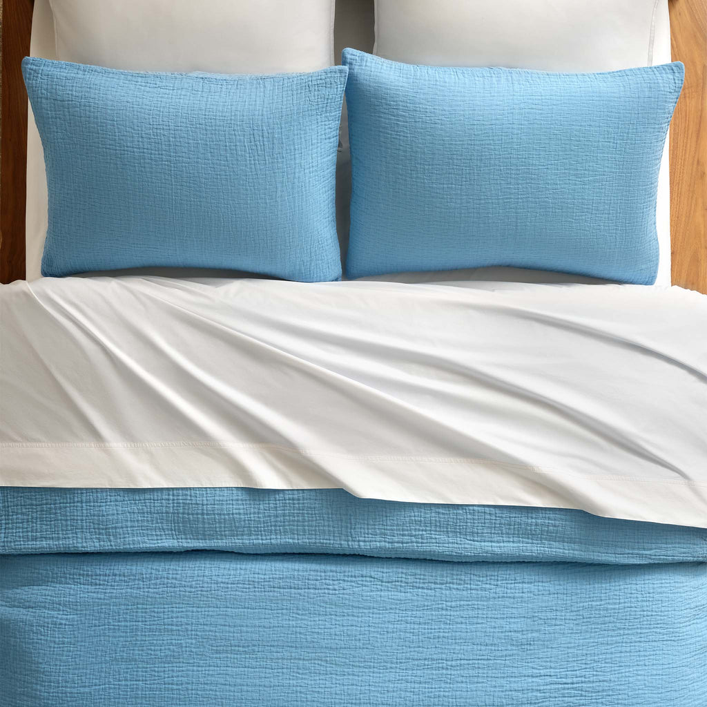 Breezeweave Crinkle Cotton Duvet Cover