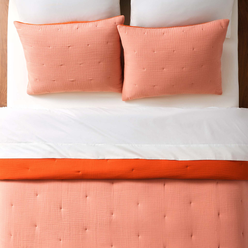 Breezeweave Reversible Cotton Sham Set