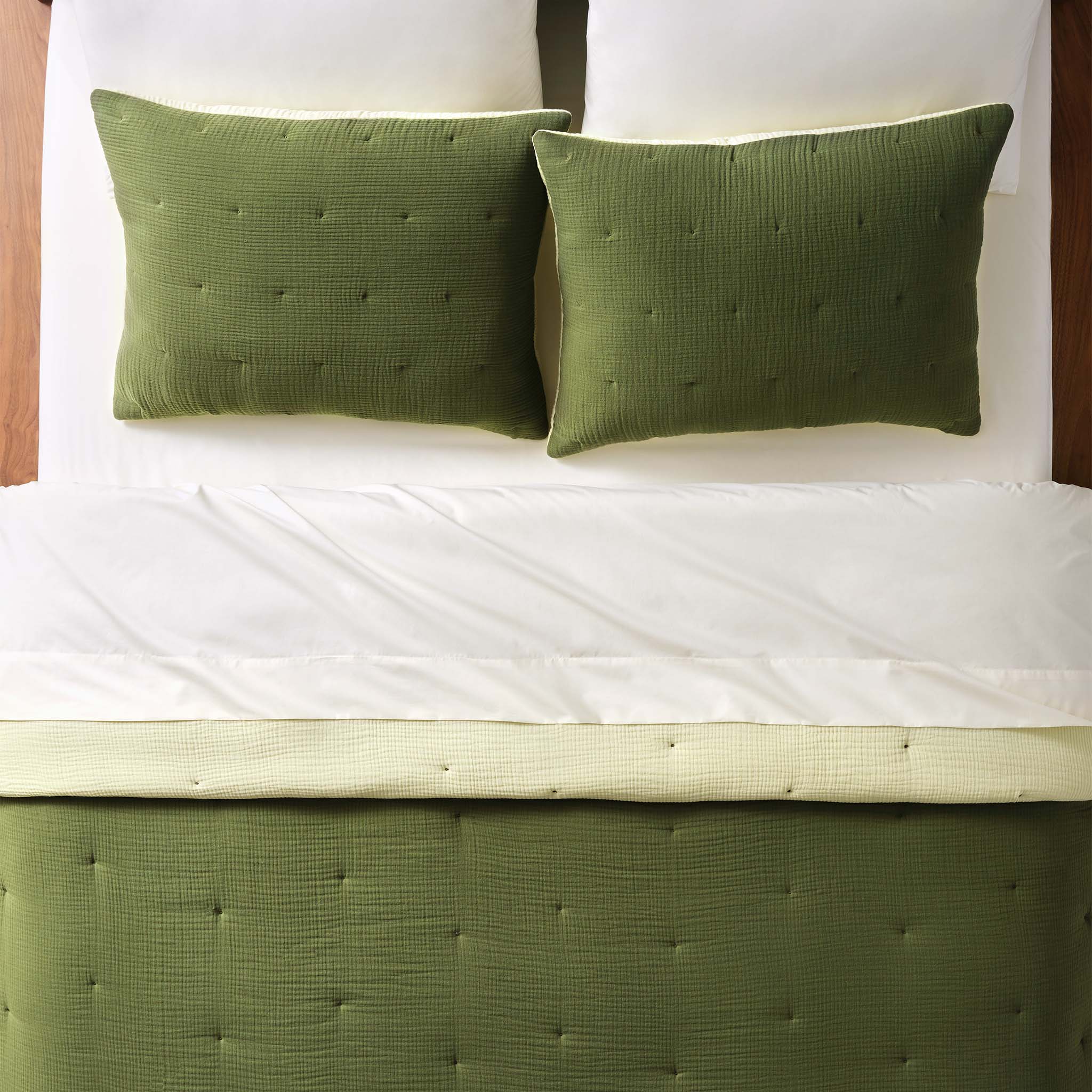 Breezeweave Reversible Cotton Sham Set