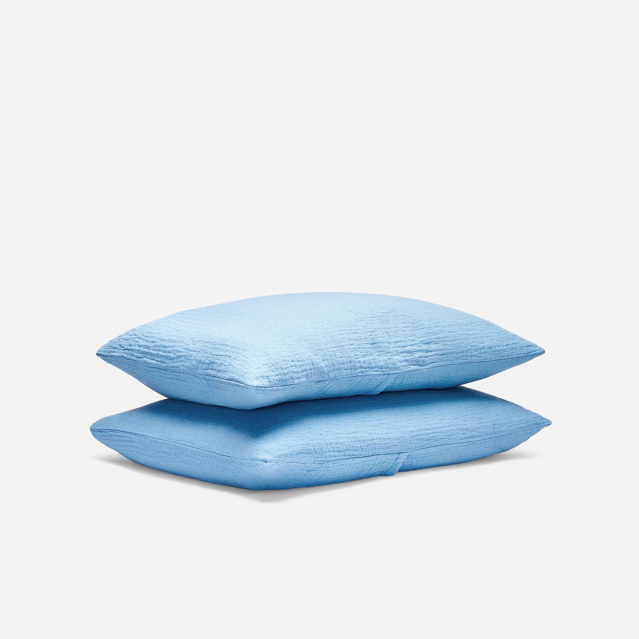 Breezeweave Crinkle Cotton Sham Set