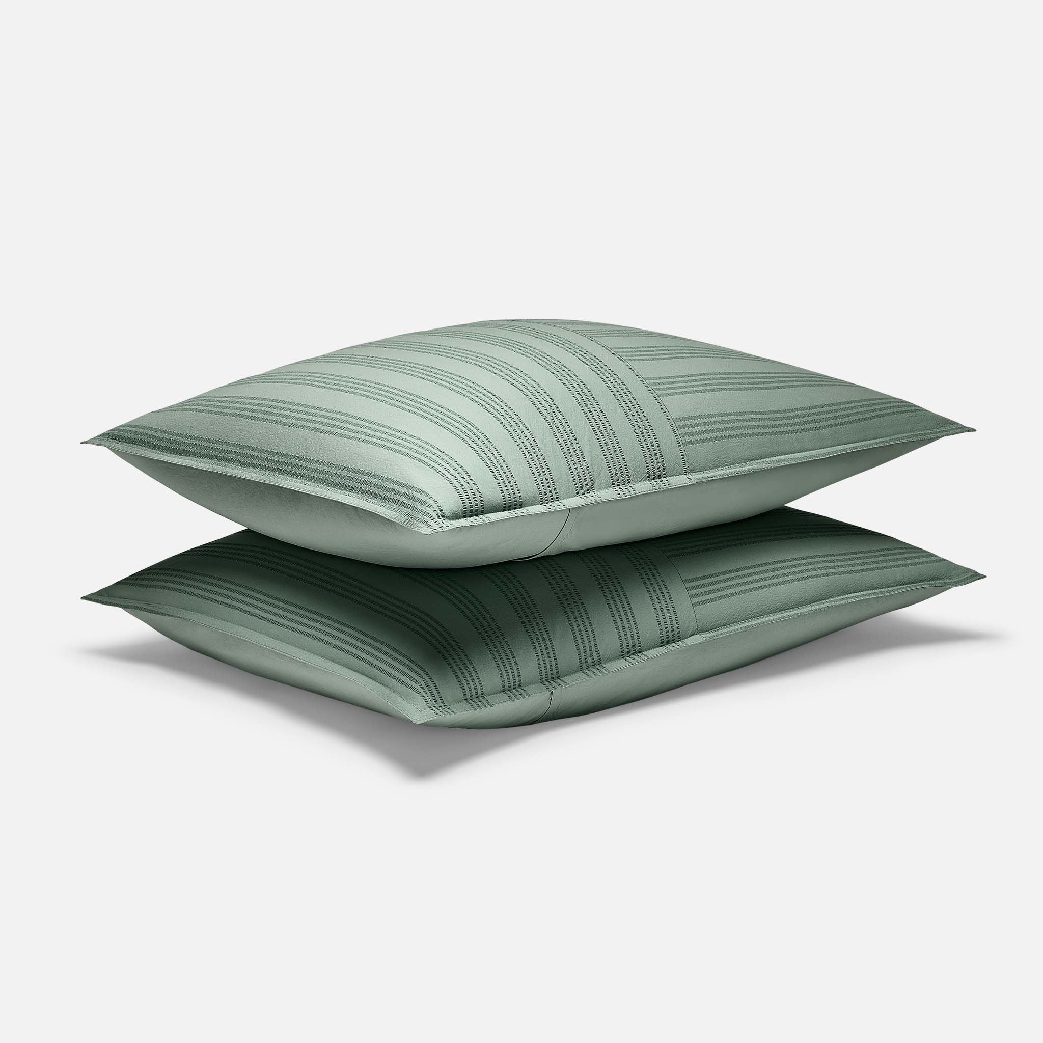 Seersucker Classic Percale Sham Set