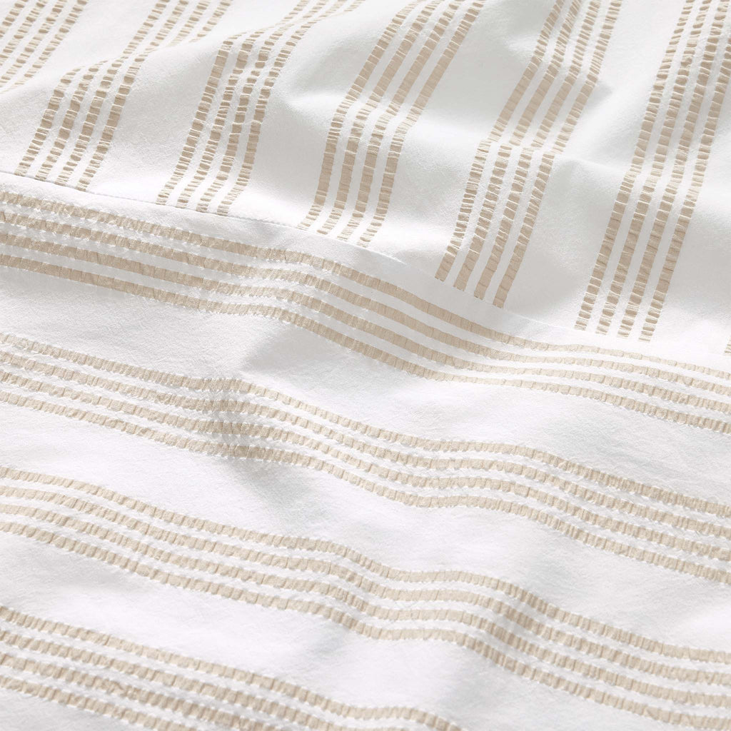 Seersucker Classic Percale Duvet Set