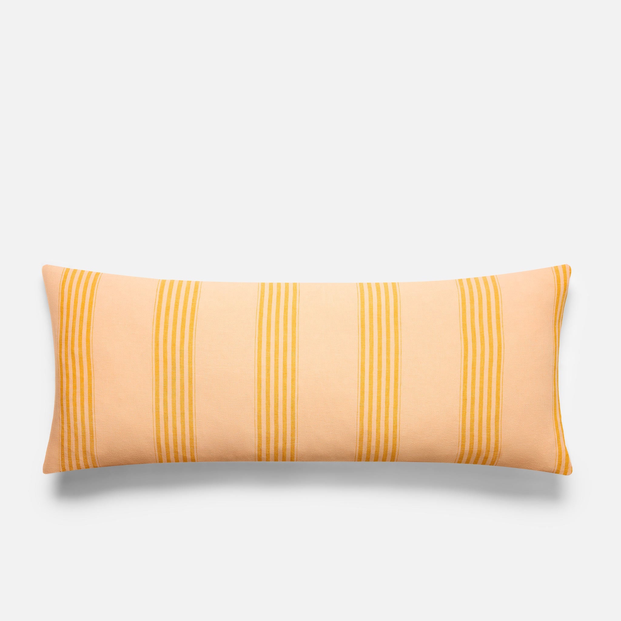 Washed European Linen Lumbar Pillow Cover