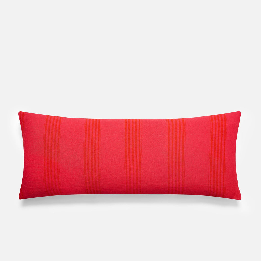 Washed European Linen Lumbar Pillow Cover
