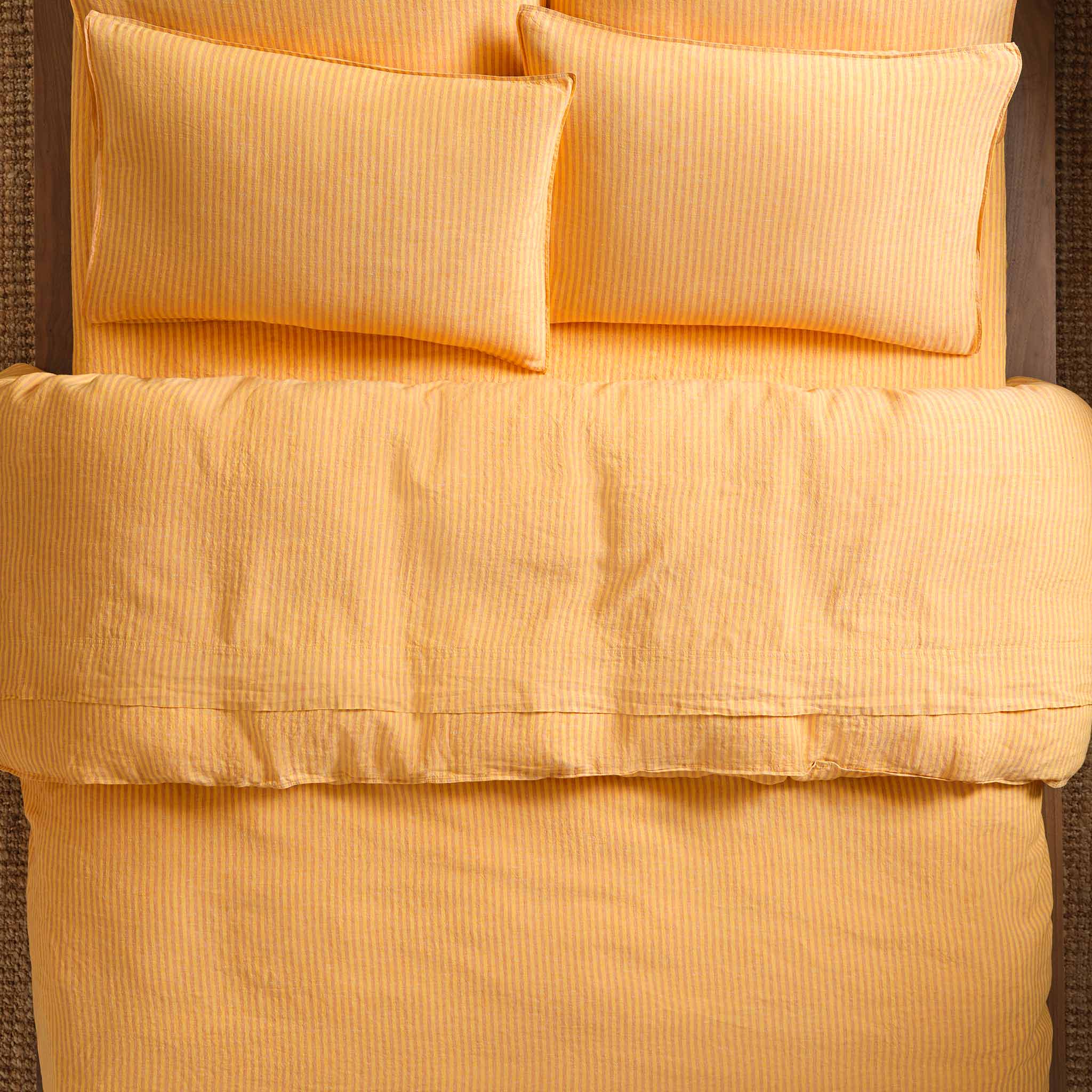 Washed European Linen Core Sheet Set