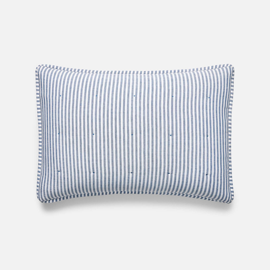 Washed European Linen Quilted Sham Set
