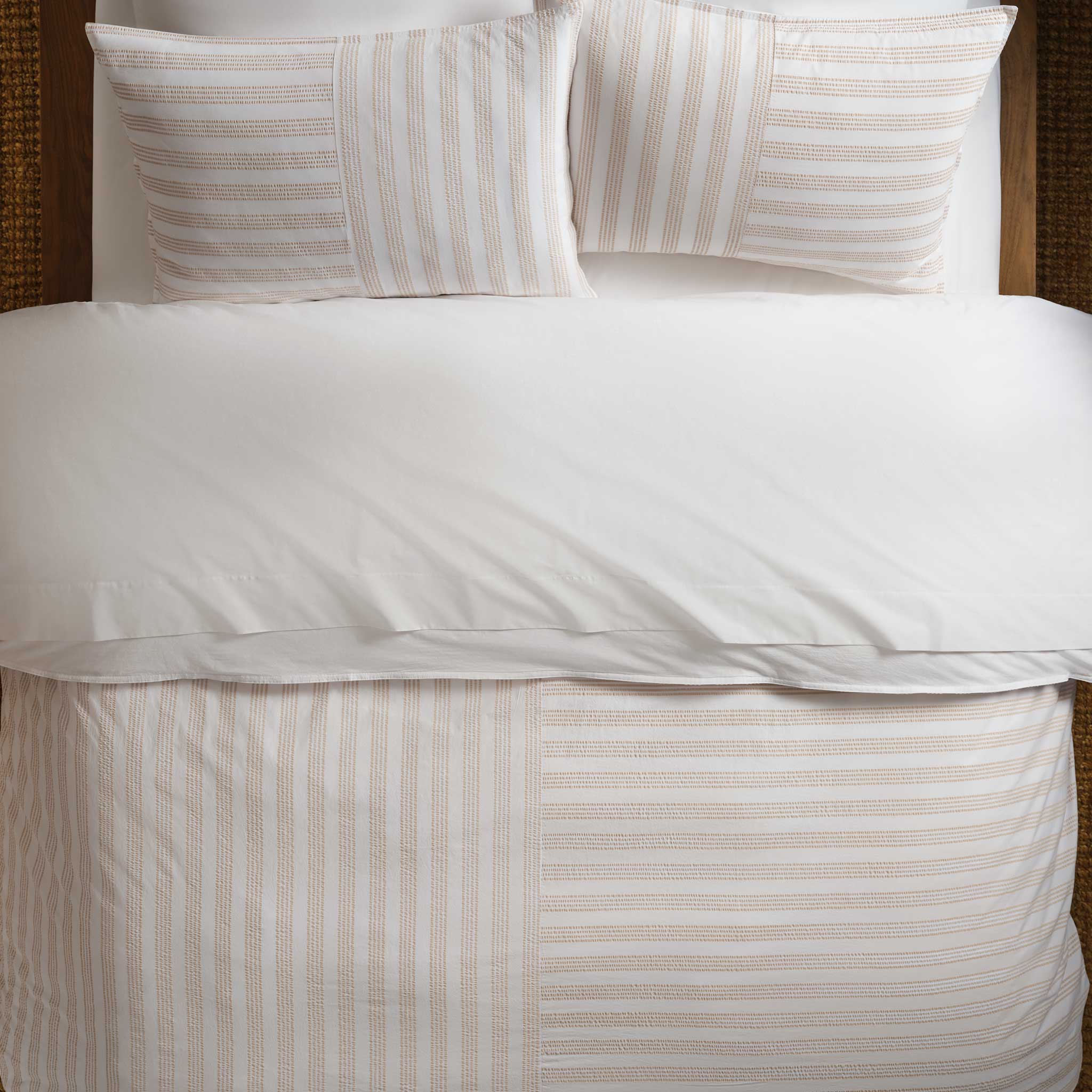 Seersucker Classic Percale Duvet Set