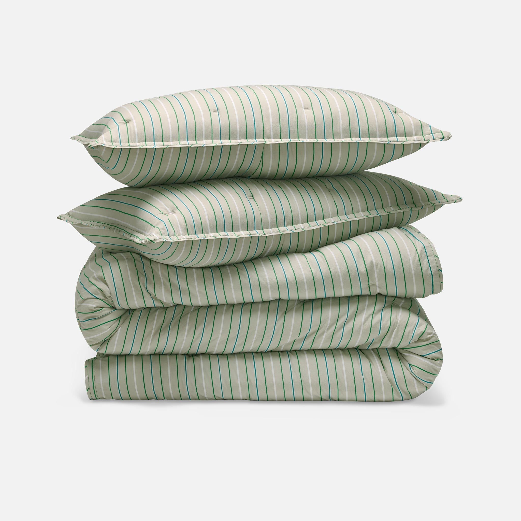 Washed Classic Percale Comforter Set
